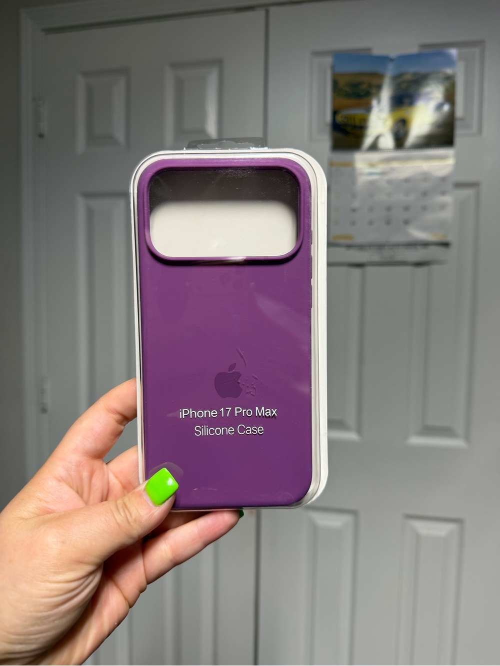 Apple Silicone Case for iPhone 17 Pro Max - Purple
